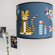 Hanglamp jungle donker oud blauw