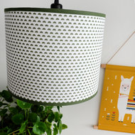 lamp basic maantjes olijfgroen