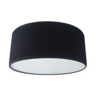 Plafondlamp Wafelstof | zwart