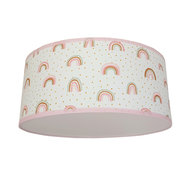 plafondlamp regenboog roze & goud