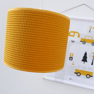 Hanglamp Wafelstof | oker geel