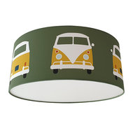 Plafondlamp Safari busje olijf groen