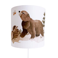 wandlamp bosdieren aquarel beren