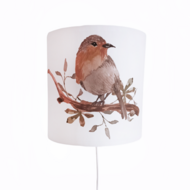 Wandlamp bosdieren aquarel vogel