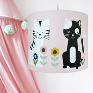 Lamp Kittens Kinderkamer | oud roze