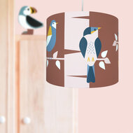 Lamp Vogels in de boom Kinderkamer | terracotta bruin