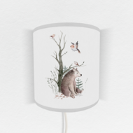 wandlamp bosdieren forest friends beer