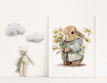 poster bunny flowers 5