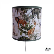 wandlamp jungle monkey leeuw