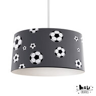 Hanglamp voetbal grijs