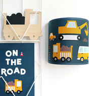 Wandlamp On the Road | donker blauw