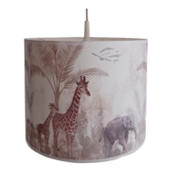 Lamp jungle giraf met olifant