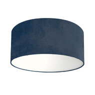 plafondlamp velours donker oud blauw