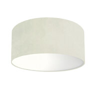 plafondlamp velours ecru