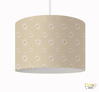 Hanglamp madeliefjes beige