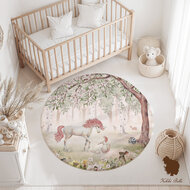 vloerkleed unicorn forest green