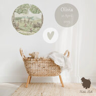muurcirkel set mouse family kikki belle