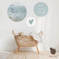 muurcirkel set secrest sea life kikki belle