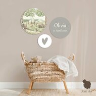 muurcirkel set mouse family kikki belle