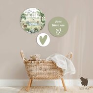 muurcirkel set deer forest summer kikki belle