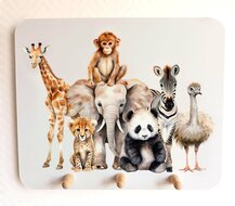 kapstok safari dieren