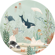 Muursticker Kelp forest 100 cm