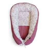 Babynestje bloemen pink