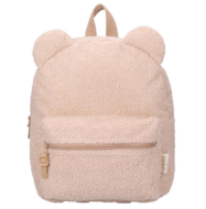 rugtasje met oortjes teddy beige