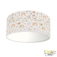 Plafondlamp Regenboogjes bloemen