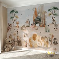 Behang Safari zoo