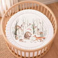 Boxkleed rond Forest friends