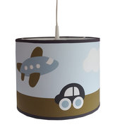 Hanglamp Vliegtuig & Auto blauw/legergroen