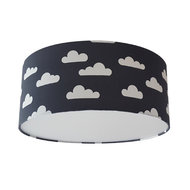 Plafondlamp Wolken antraciet