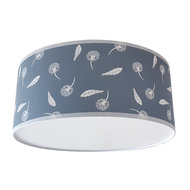 Plafondlamp Veren & Paardenbloem oud blauw