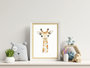Poster aquarel giraf_