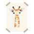 Poster aquarel giraf_