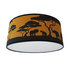 Plafondlamp Safari Silhouet Custommade oker_