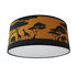 Plafondlamp Safari Silhouet Custommade oker_