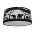 plafondlamp safari silhouet custommade lichtgrijs_