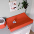 Aankleedkussenhoes Babykamer Wafelstof Basic | terracotta rood_