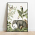 poster jungle monkey olifant_