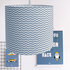 Lamp basic Zigzag | jeans blauw_