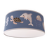 Plafondlamp under the sea blauw_