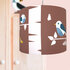 Lamp Vogels in de boom Kinderkamer | terracotta bruin_