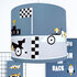 Lamp Raceauto circuit | jeans blauw_