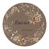 geboorte muurcirkel flowers cacao _