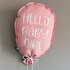 Decoratie Ballon hello baby girl_