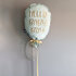 Decoratie ballon hello baby boy_