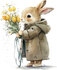 poster bunny flowers 6_