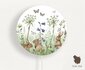 wandlamp rond in the undergrowth_